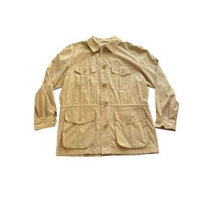 Valstar Milano Safari Field Jacket‎ Size 50 IT (XL) Yellow Microfiber
